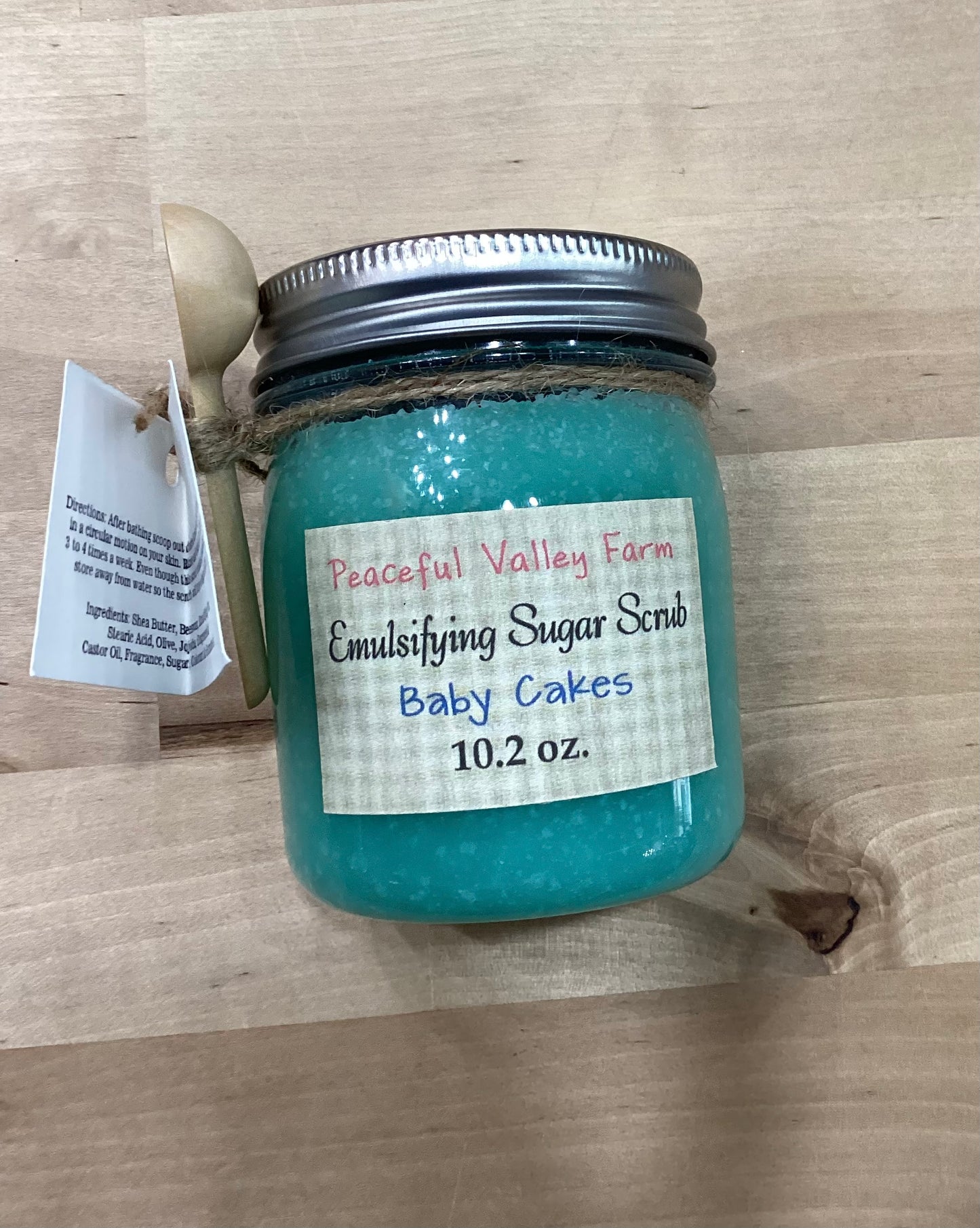 Emulsifying sugar scrub